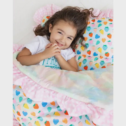 SugarBee Girls Nap Mat - Strawberries