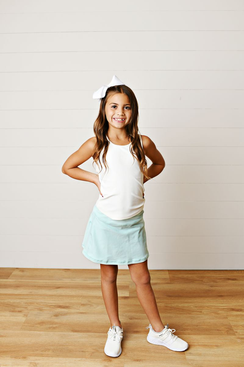 Swoon Baby Aqua Tennis Skirt