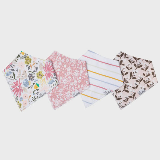 Copper Pearl Baby Bandana Bibs - Olive
