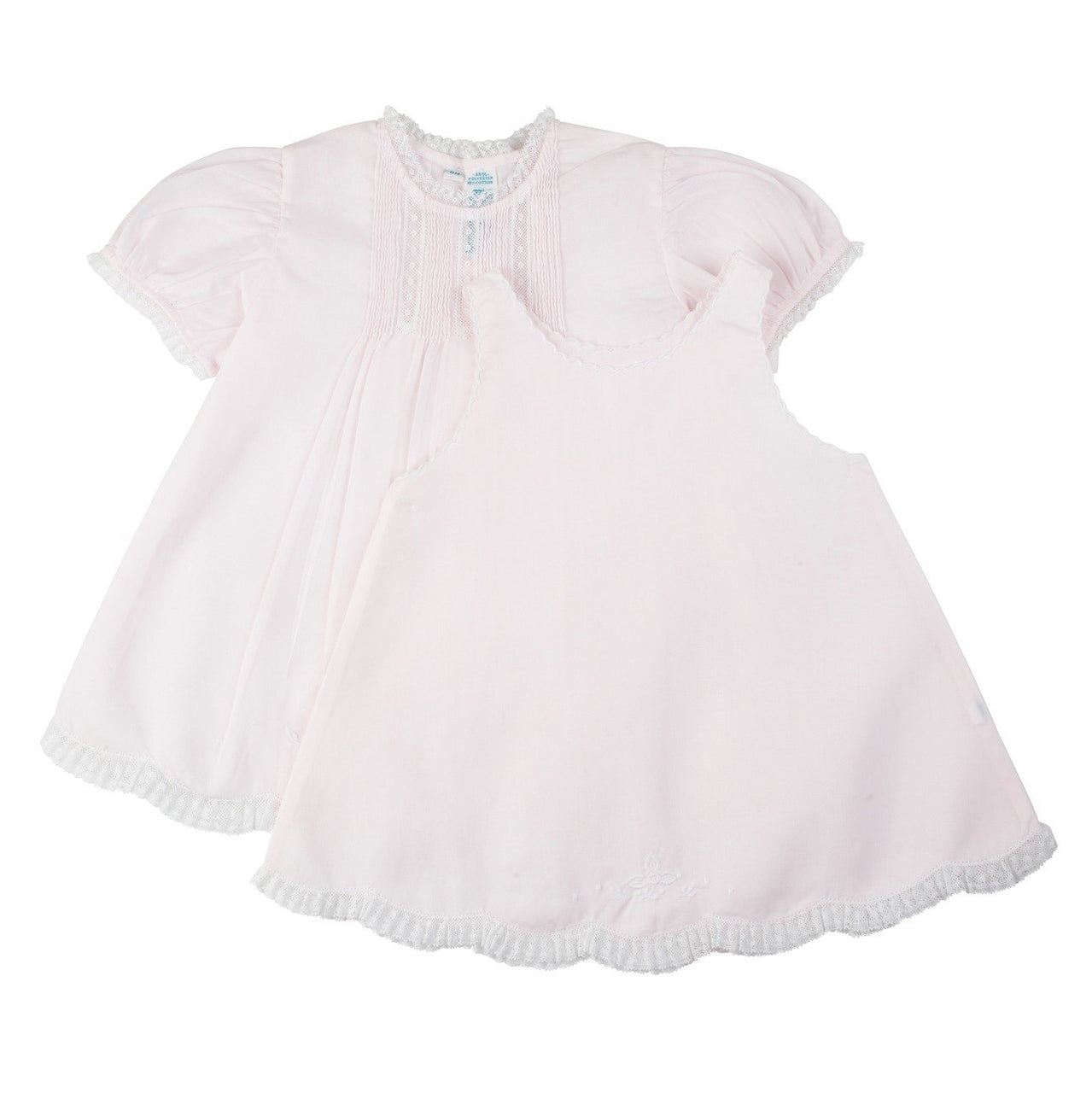 Feltman Brothers Detailed Lace Slip Dress- Pink