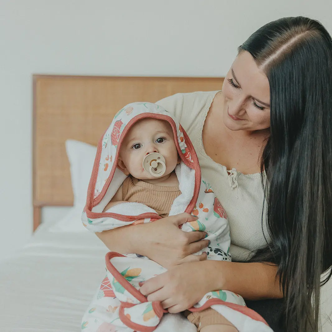Copper Pearl Hooded Towel - Homestead