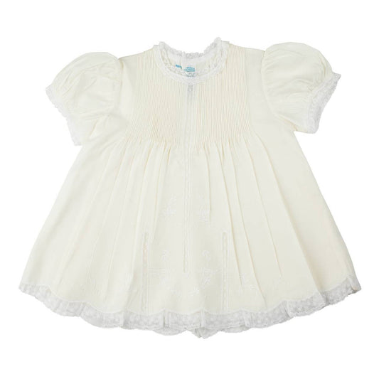 Feltman Brothers Lace Trip Slip Dress NB/3M - Ivory