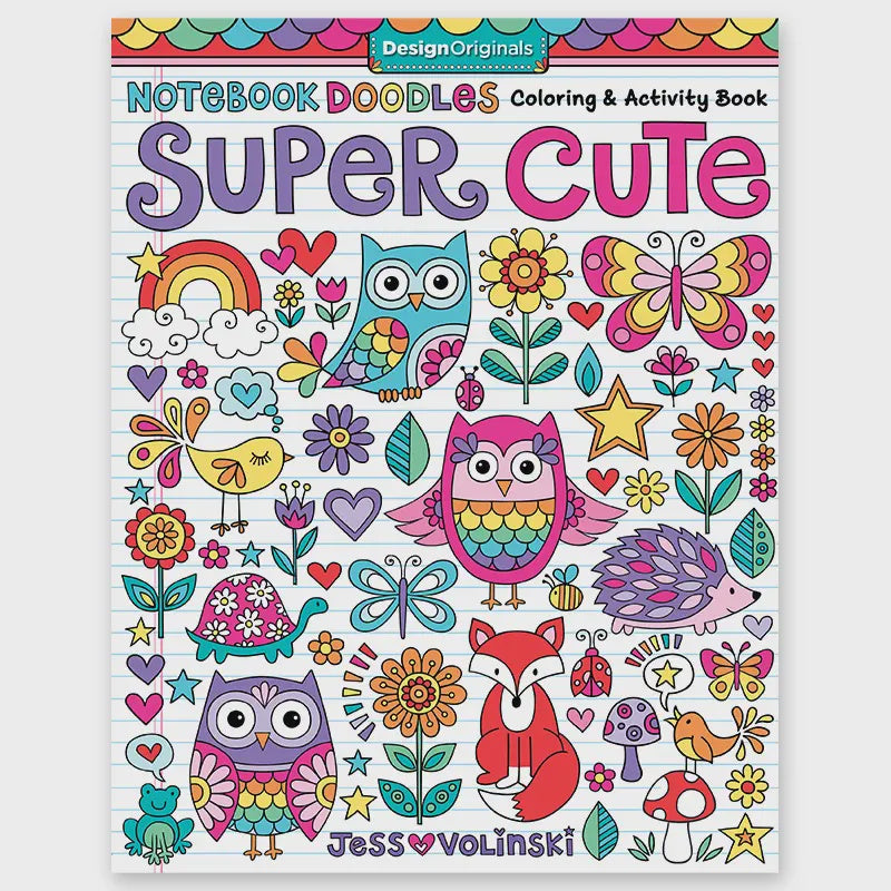 Notebook Doodles Super Cute Coloring & Activity Book