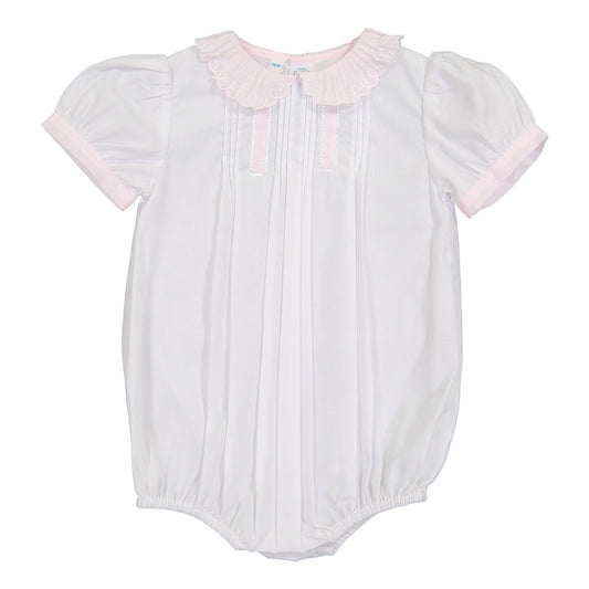Feltman Brothers Girls Vintage Scalloped Collar Romper