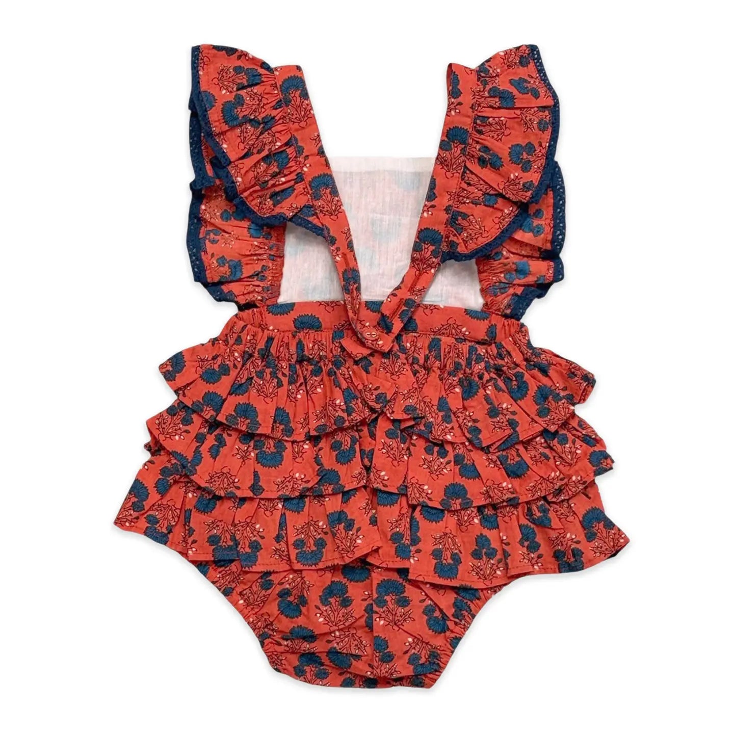 Viverano Isadora Jaipur Floral Baby Romper & Headband