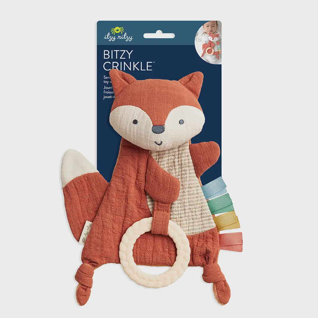 Foz Blitzy Crinkle Sensory Toy with Teether