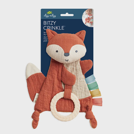 Foz Blitzy Crinkle Sensory Toy with Teether