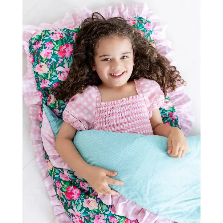 SugarBee Nap Mat - Peony Floral