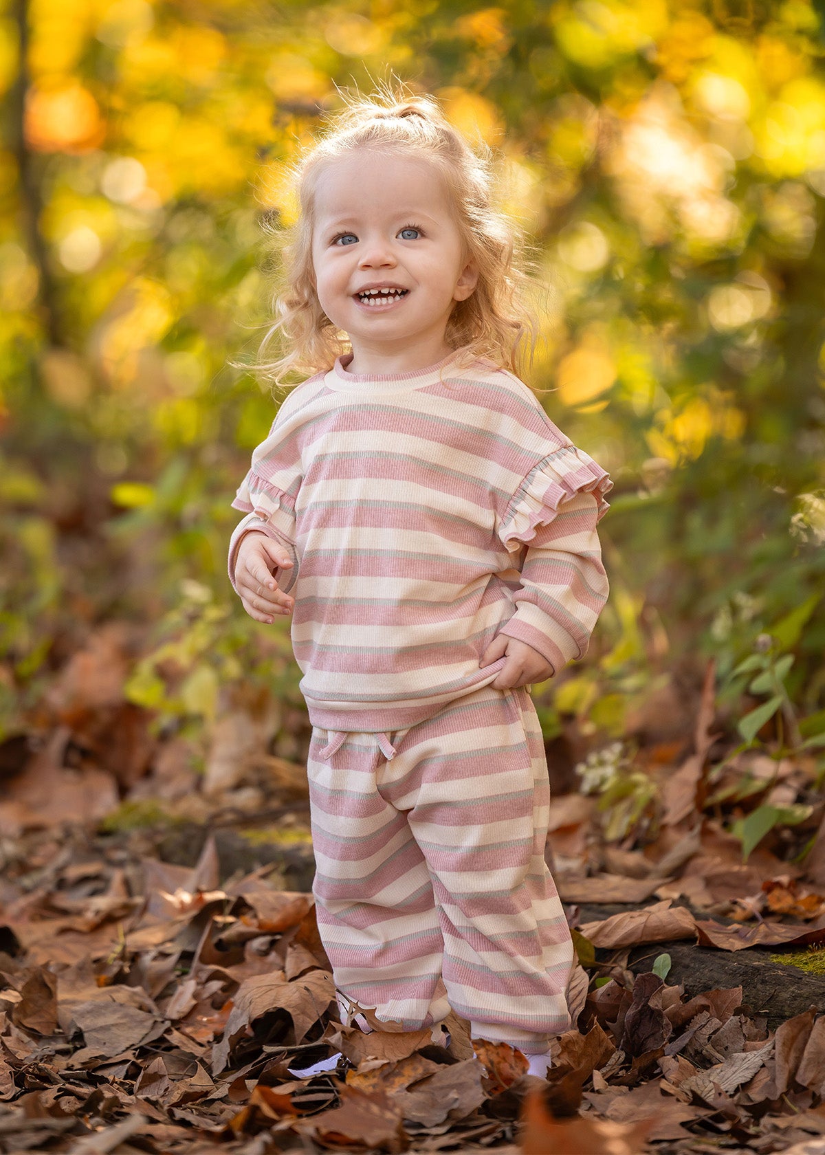 Mabel & Honey Candy Stripe 2 Pc Set