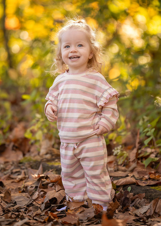 Mabel & Honey Candy Stripe 2 Pc Set