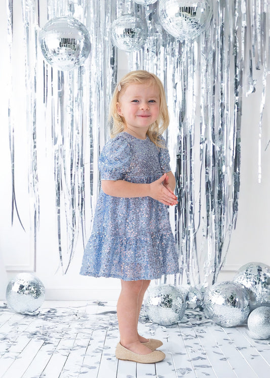 Isobella & Chloe Stary Blue Dress