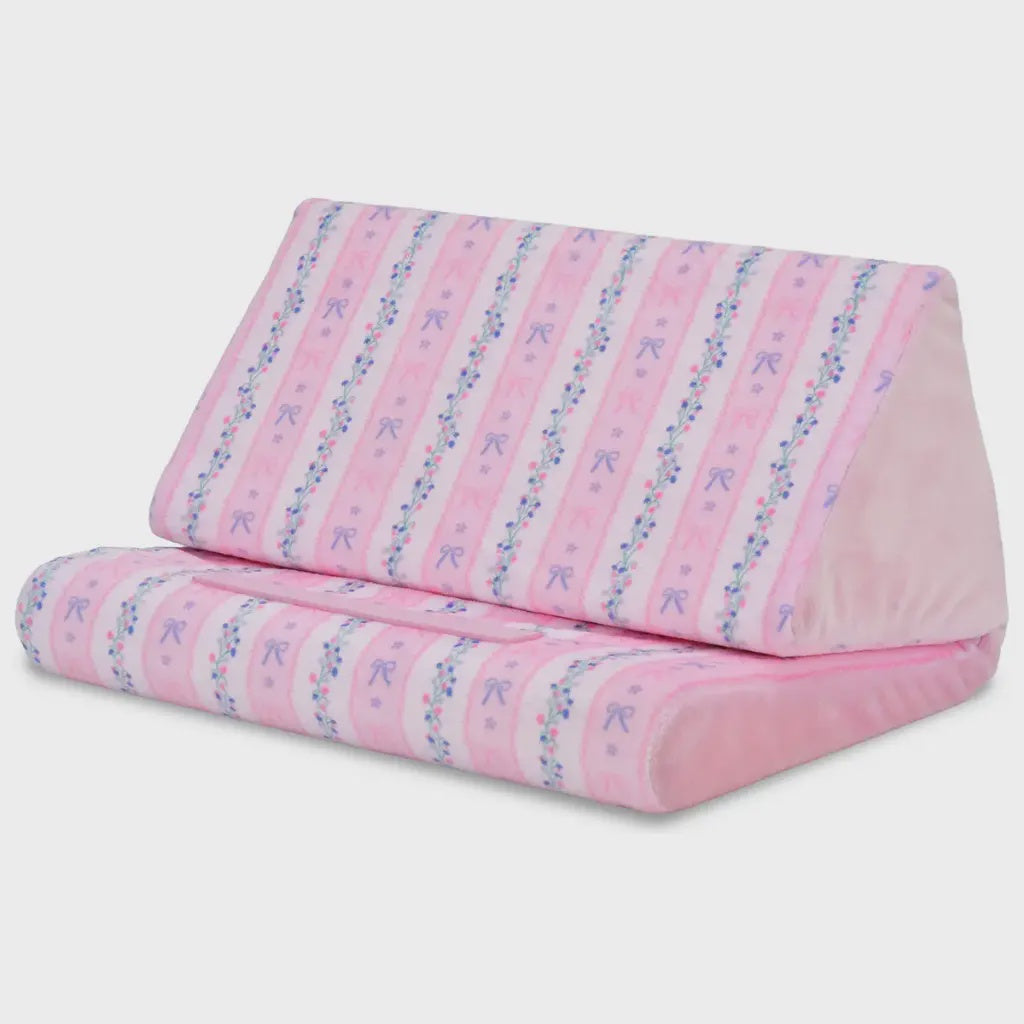 Iscream Floral Stripes Tablet Pillow