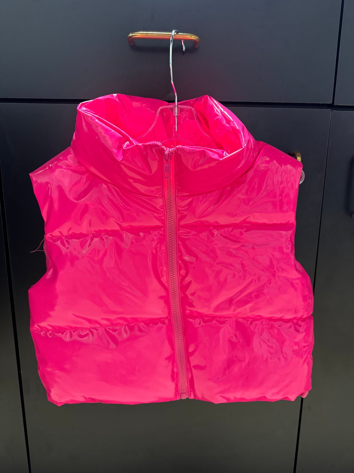 Bright Pink Puffer Vest