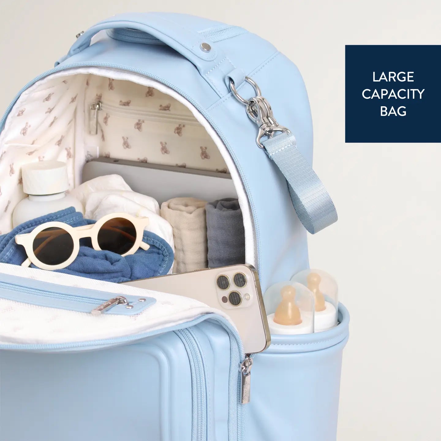 Teddy Blue Boss Plus Backpack Diaper Bag