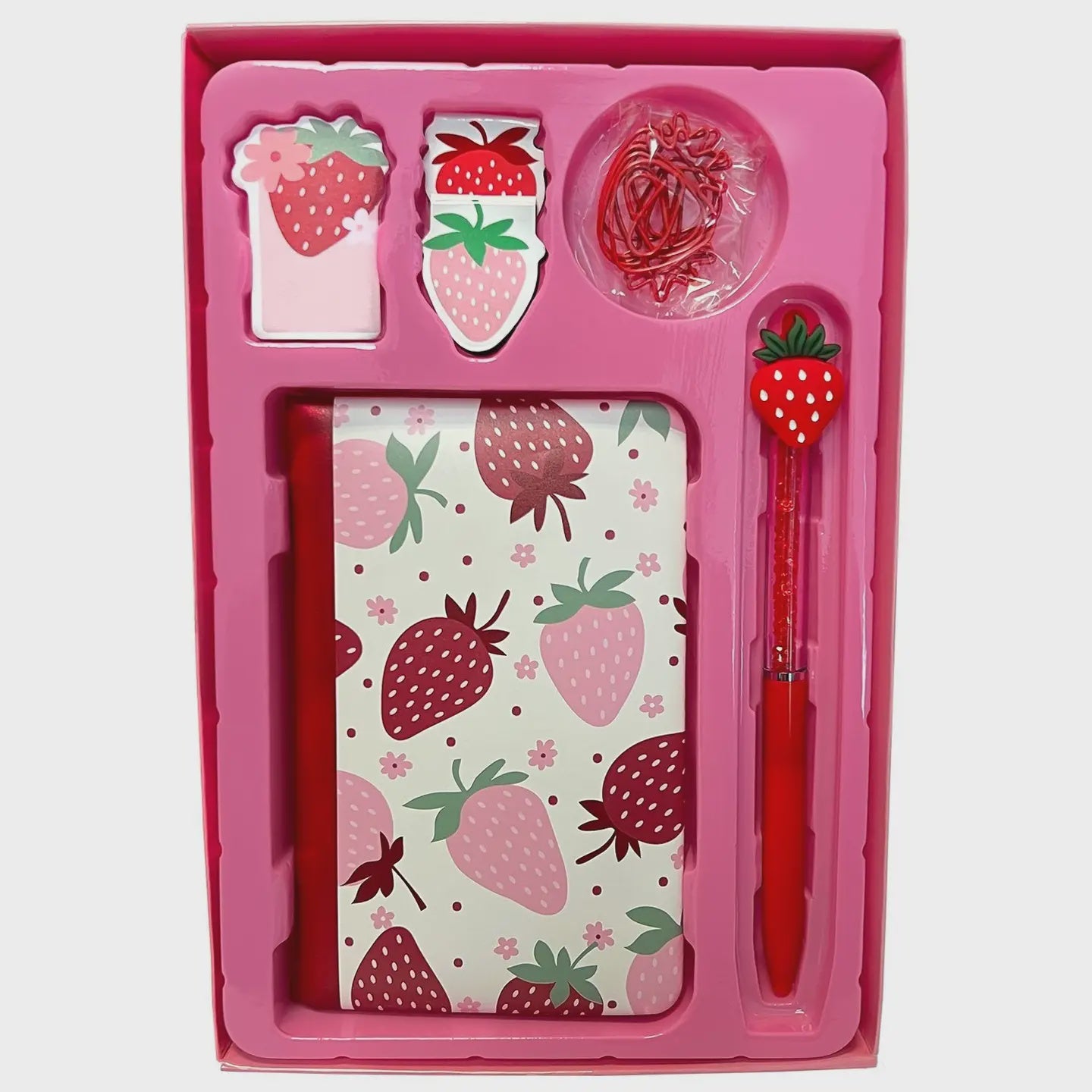 Strawberry Mini Boxed Journal Set
