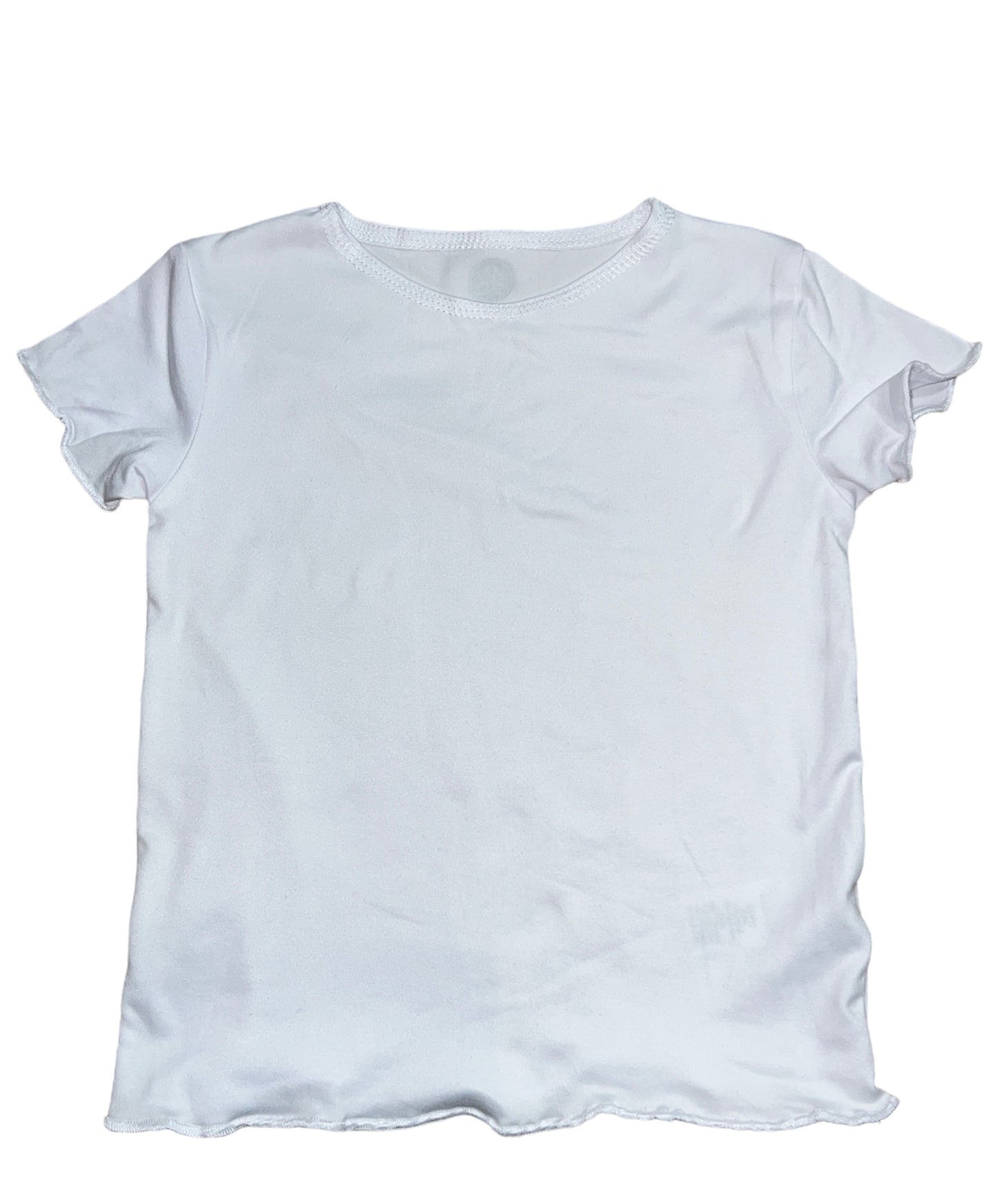 White Short Sleeve Top