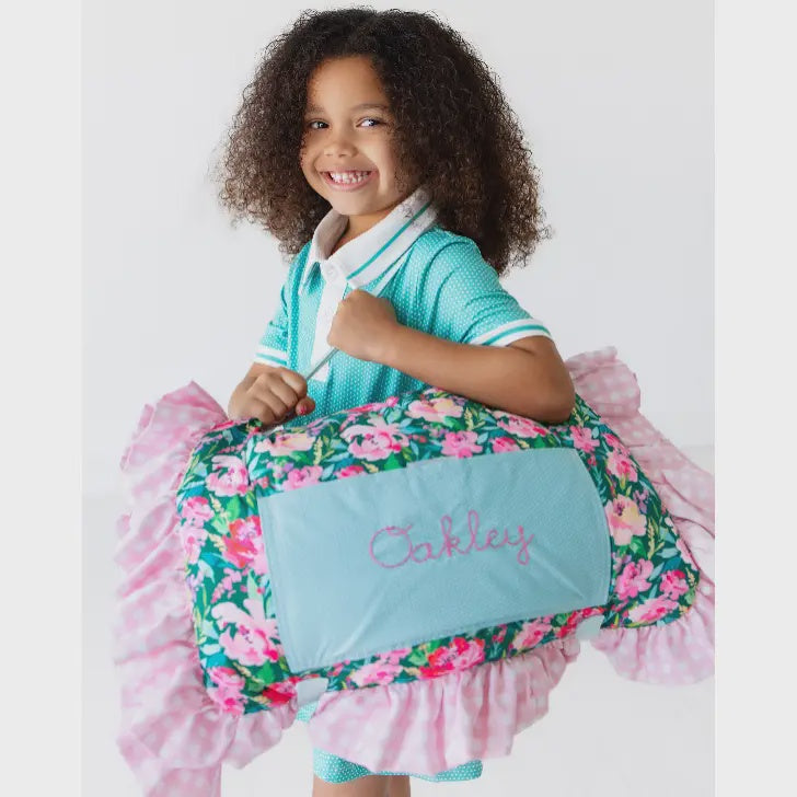 SugarBee Nap Mat - Peony Floral
