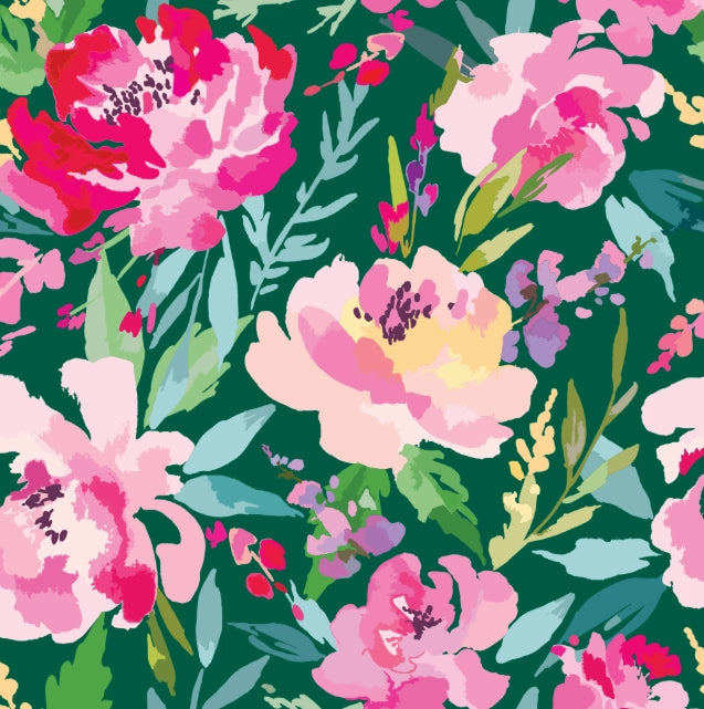 SugarBee Floral Girls Backpack - Peony Floral