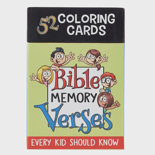 52 Coloring Card Bible Memory Verses