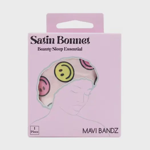 Smiley Satin Bonnet
