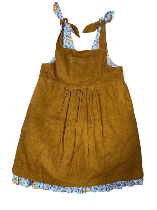 Brown Corduroy Reversible Dress