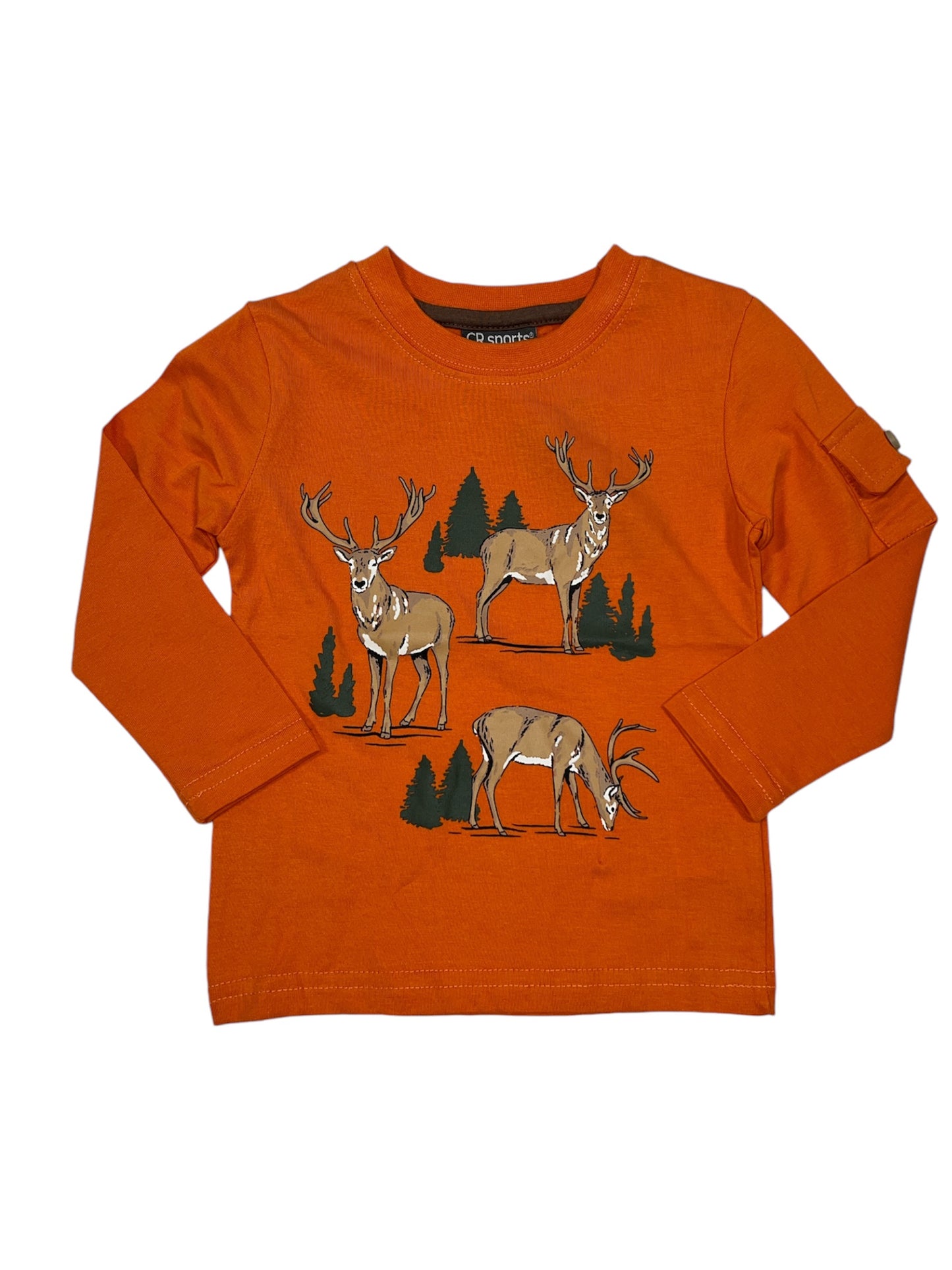 Boys Multi Deer Top