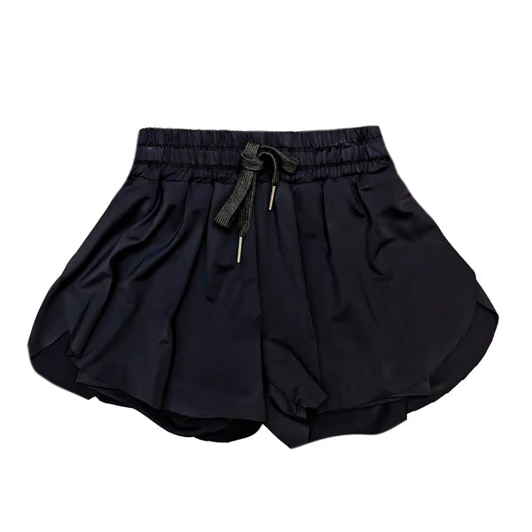 Belle Cher Butterfly Shorts - Black