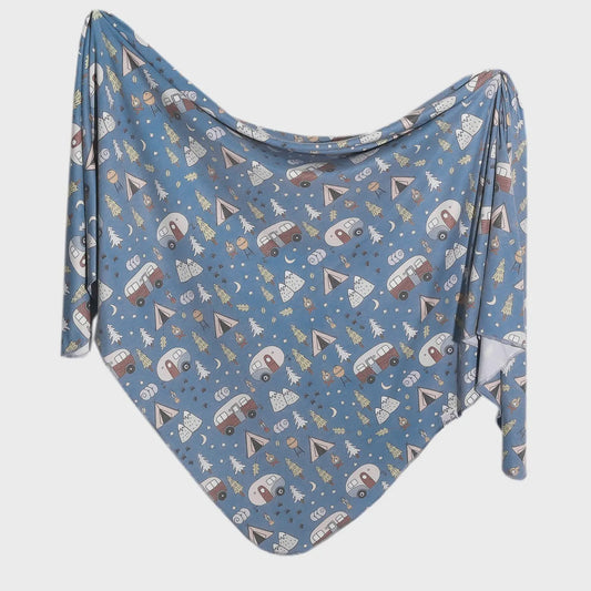 Copper Pearl Knit Swaddle - Bridger
