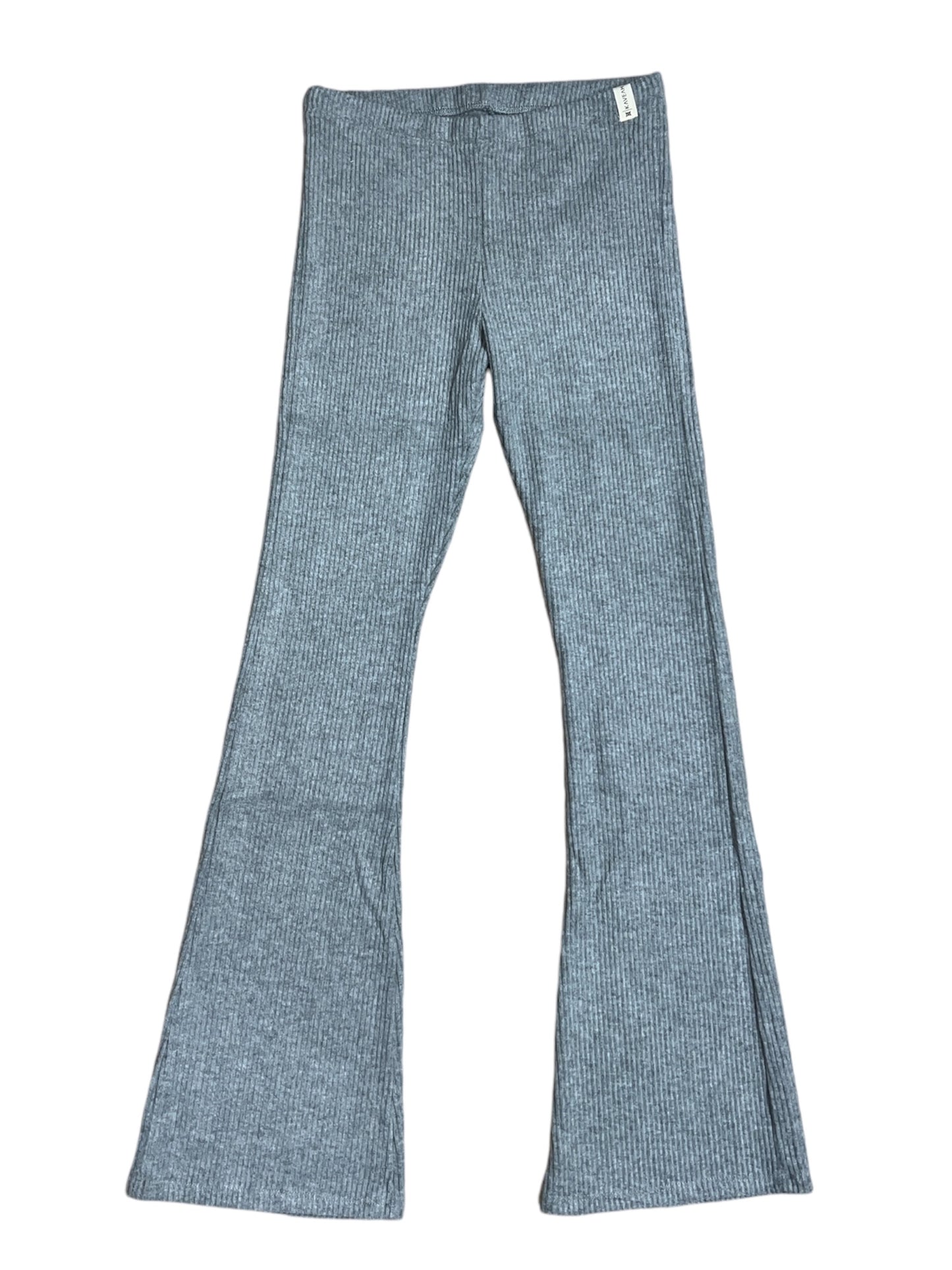KV Heather Grey Rib Wide Leg Pant