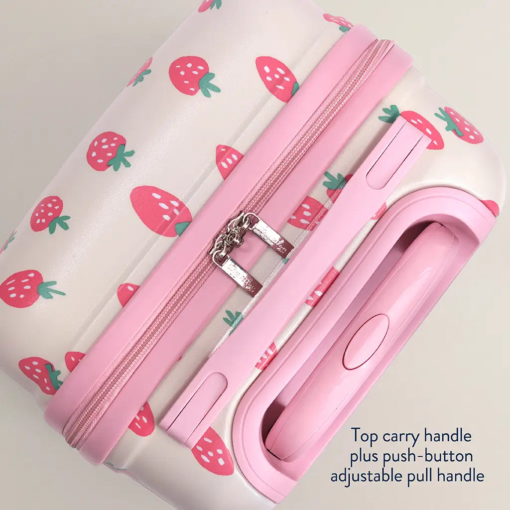 Explorer Toddler Suitcase - Strawberries +Cream
