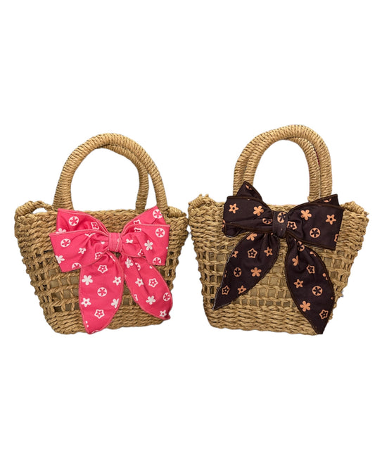 Inspired Straw Basket Bag