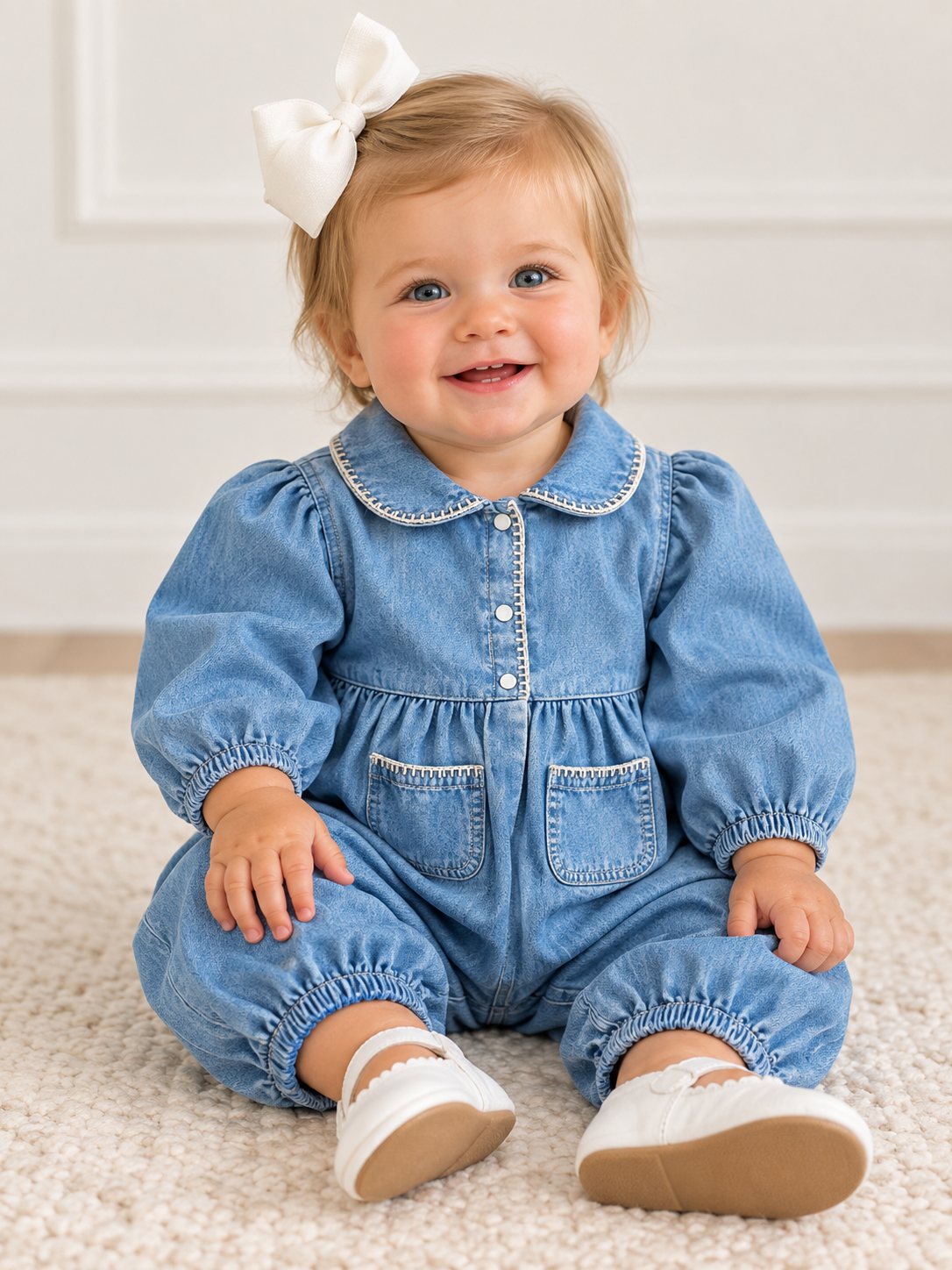 Blu & Blue Dove Overalls