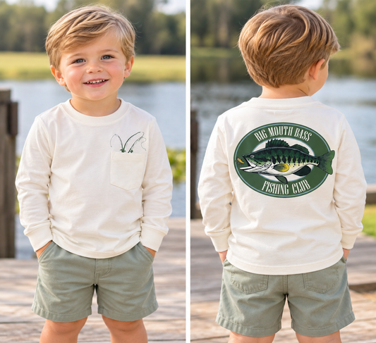 American Fit Big Mouth Bass LS Shirt