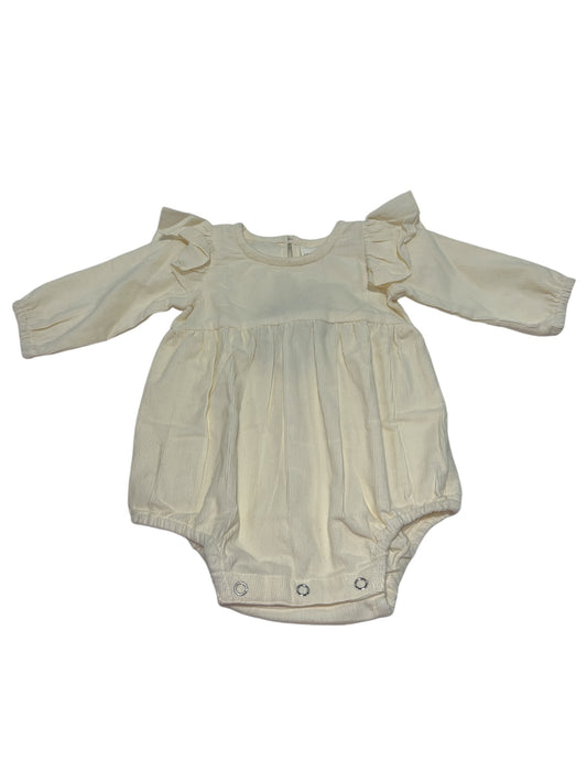 Ivory Corduroy  Ruffle Bubble
