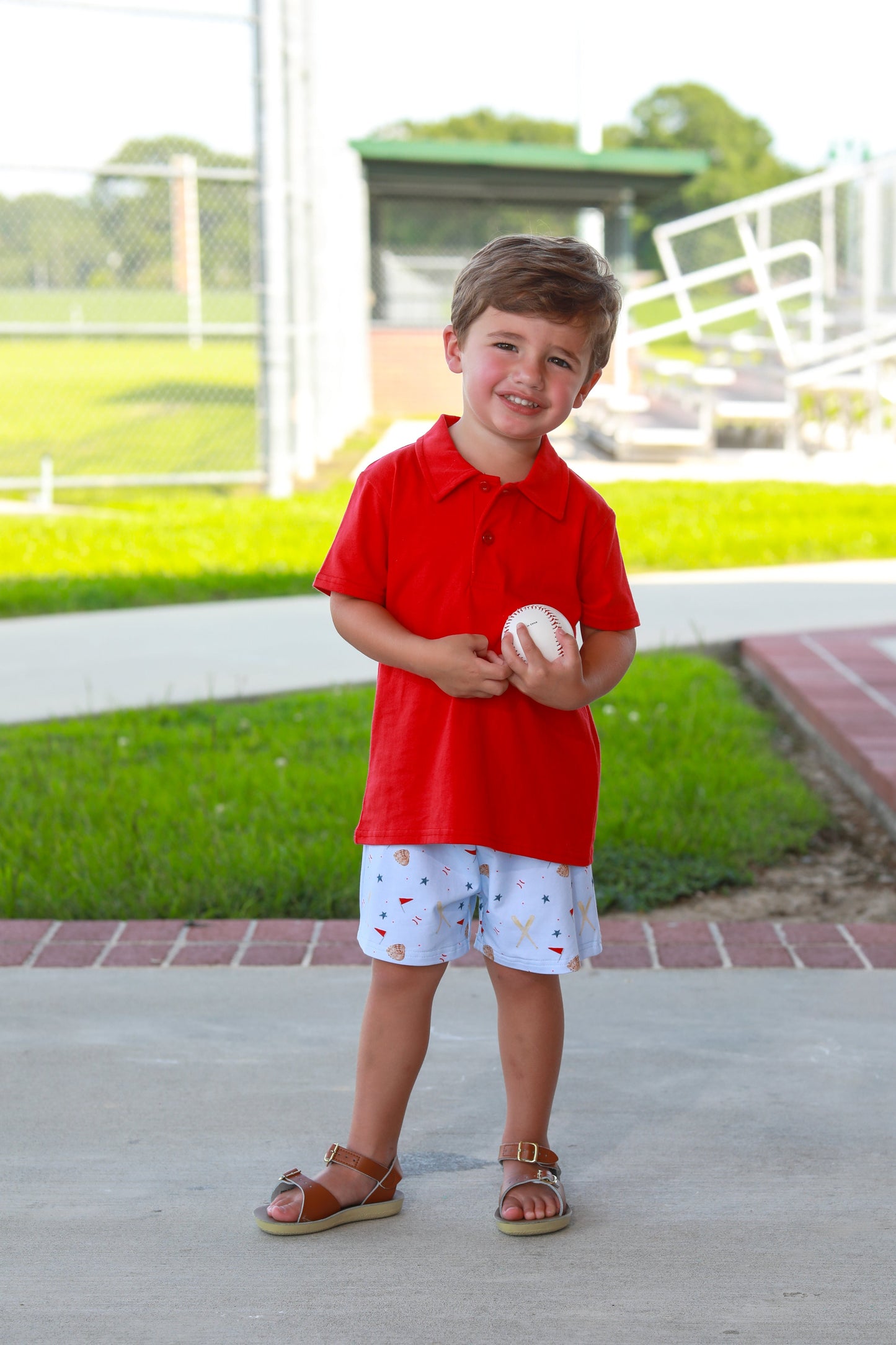 Trotter Street Kids All Star Polo Short Set