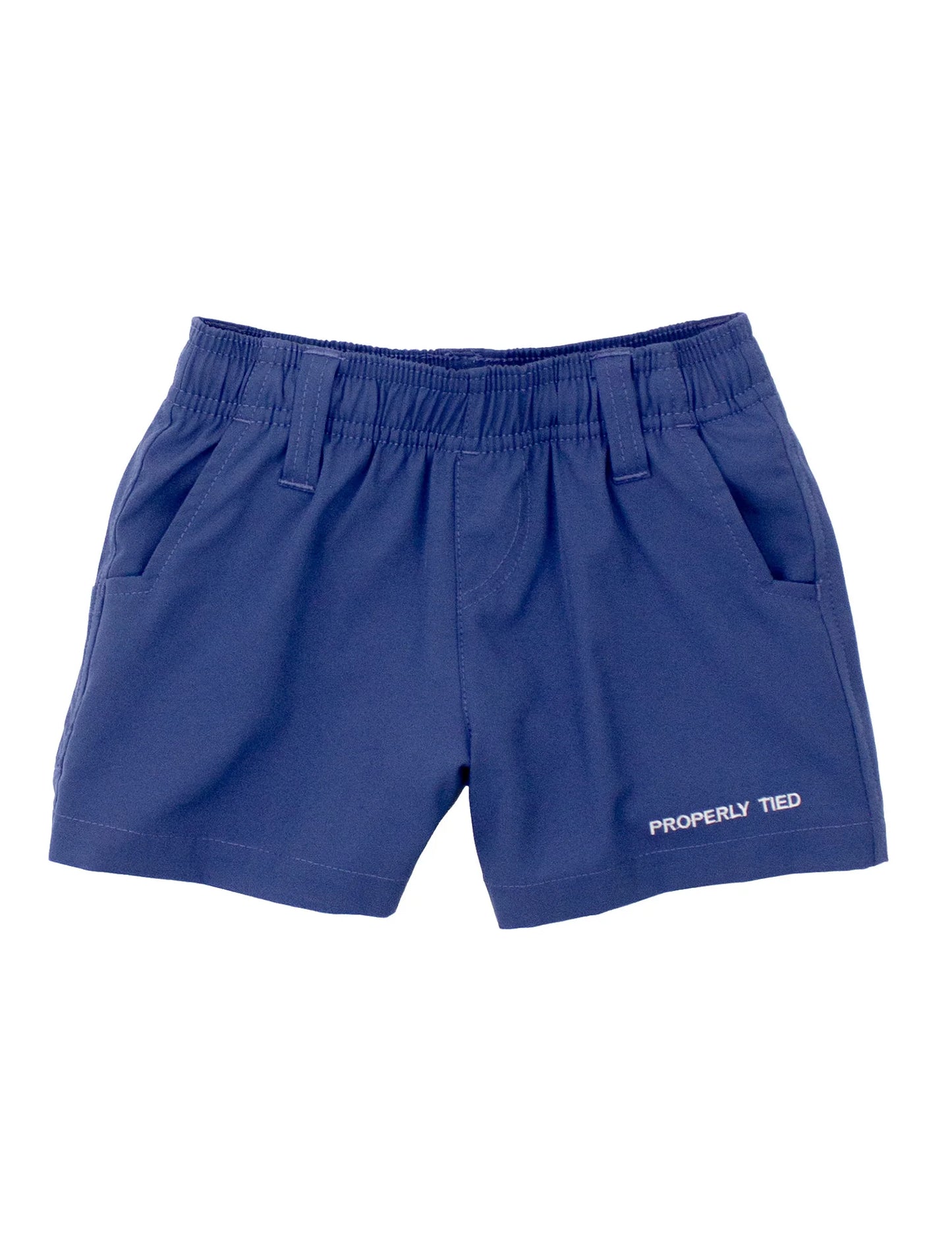Properly Tied Pintail Boys Short - Washed Navy
