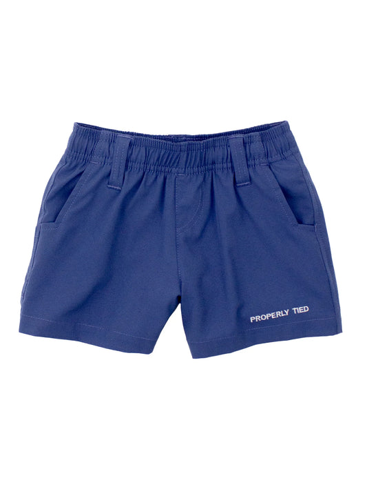 Properly Tied Pintail Boys Short - Washed Navy