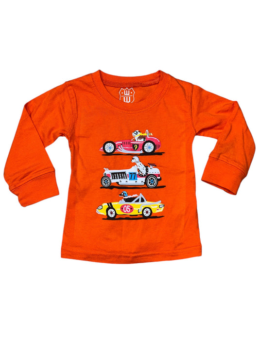 Orange Crush Racing Dogs LS Tee