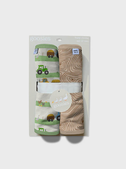 Goosies Burp Cloth - Farm Set