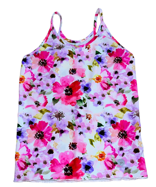 Pink Splash Razor Back Tank