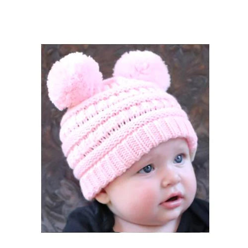 CC Baby Double Pom Pom Beanie