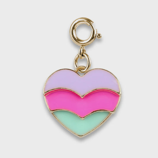 Charm It!  Gold Swivel Heart Charm