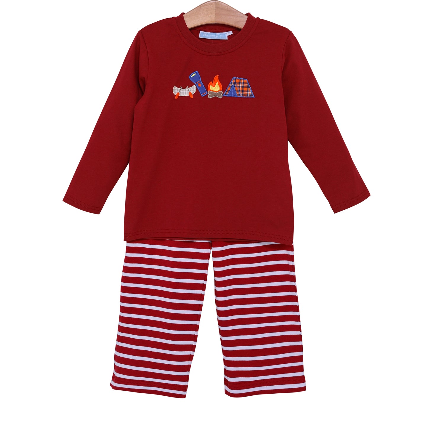 TSK Camping Applique Pants Set