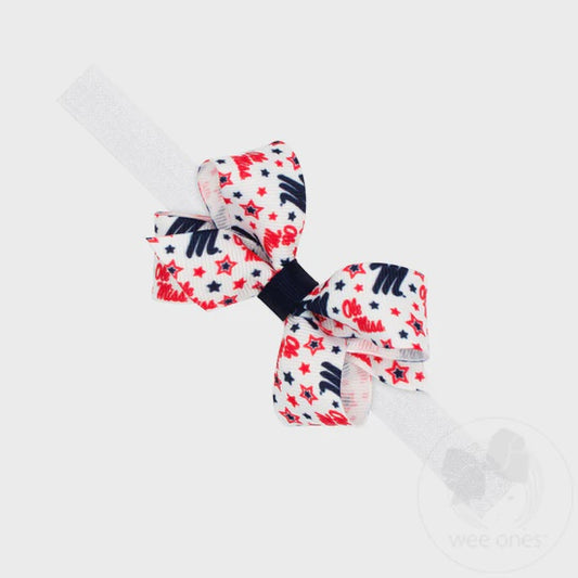 Ole Miss Baby Band Bow