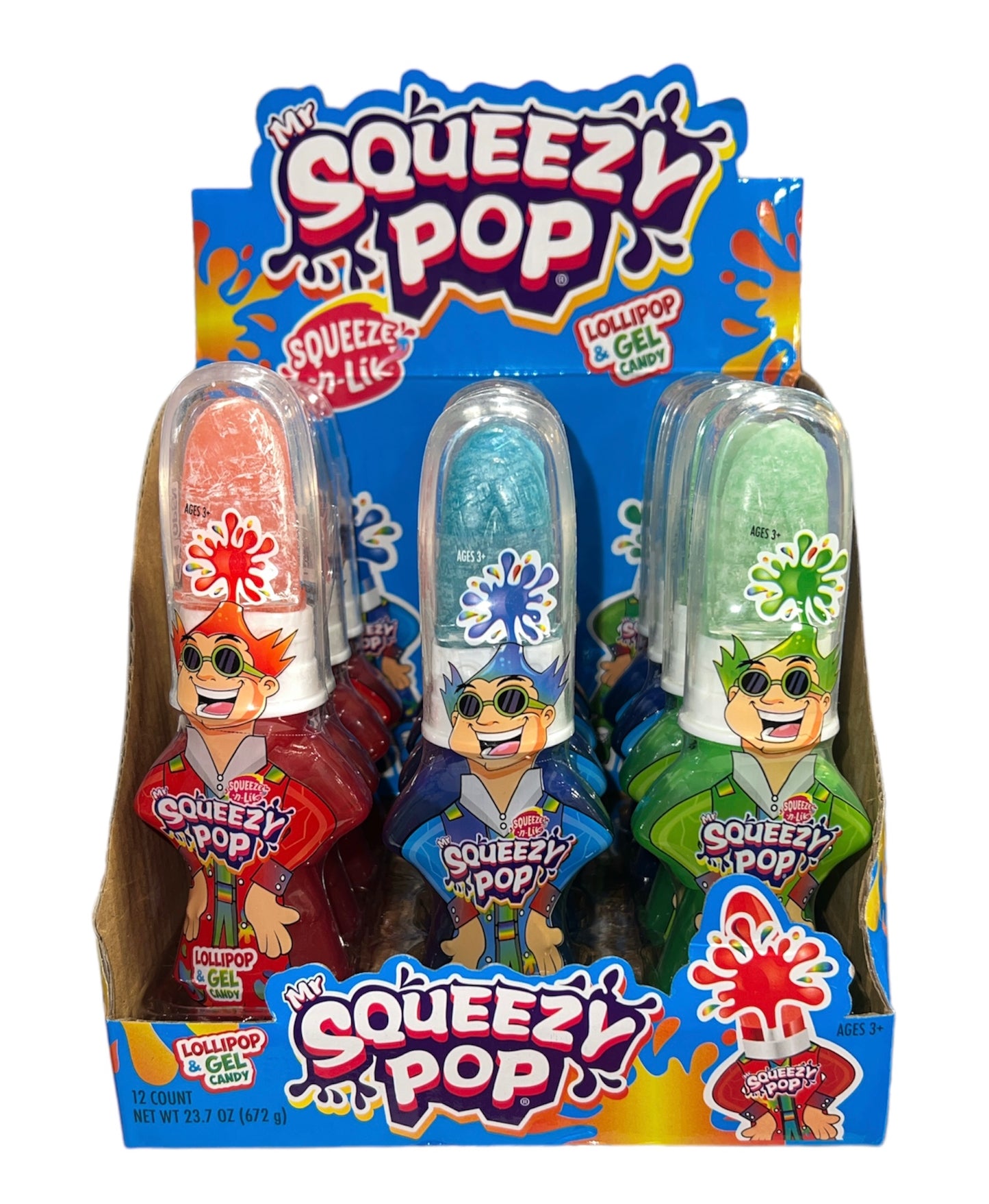 Mr. Squeezy Pop & Gel Candy