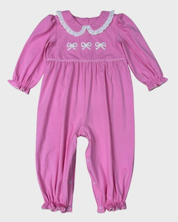 Whimsy Bay Belinda Bow Lacey Romper