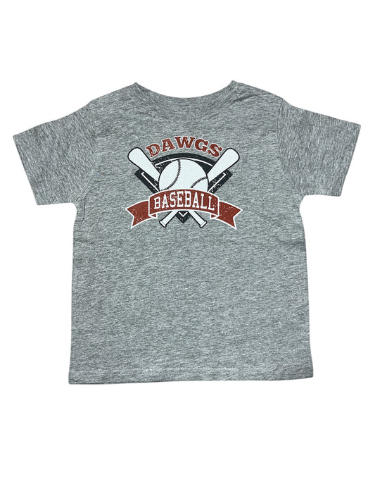 Heather Grey Baseball Tee