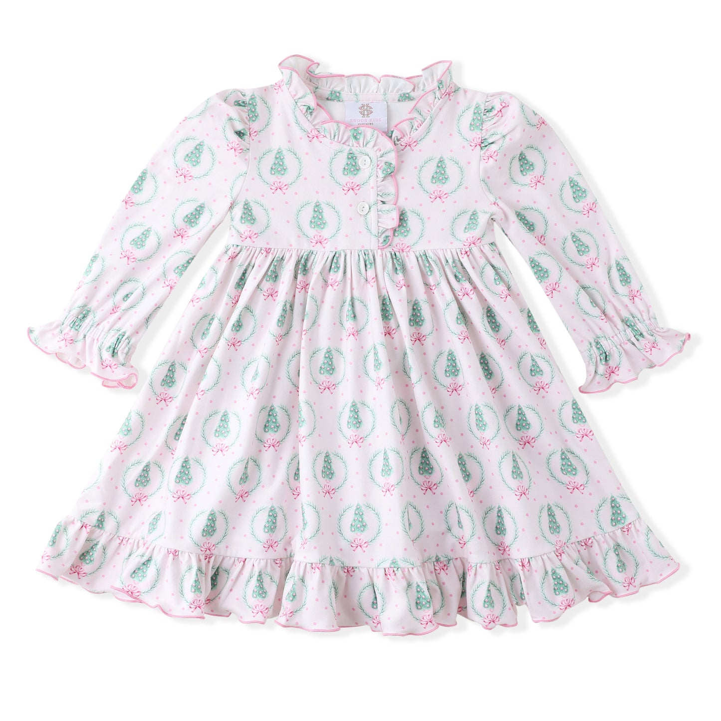 Swoon Baby Play Butterknit Christmas Tree Dress