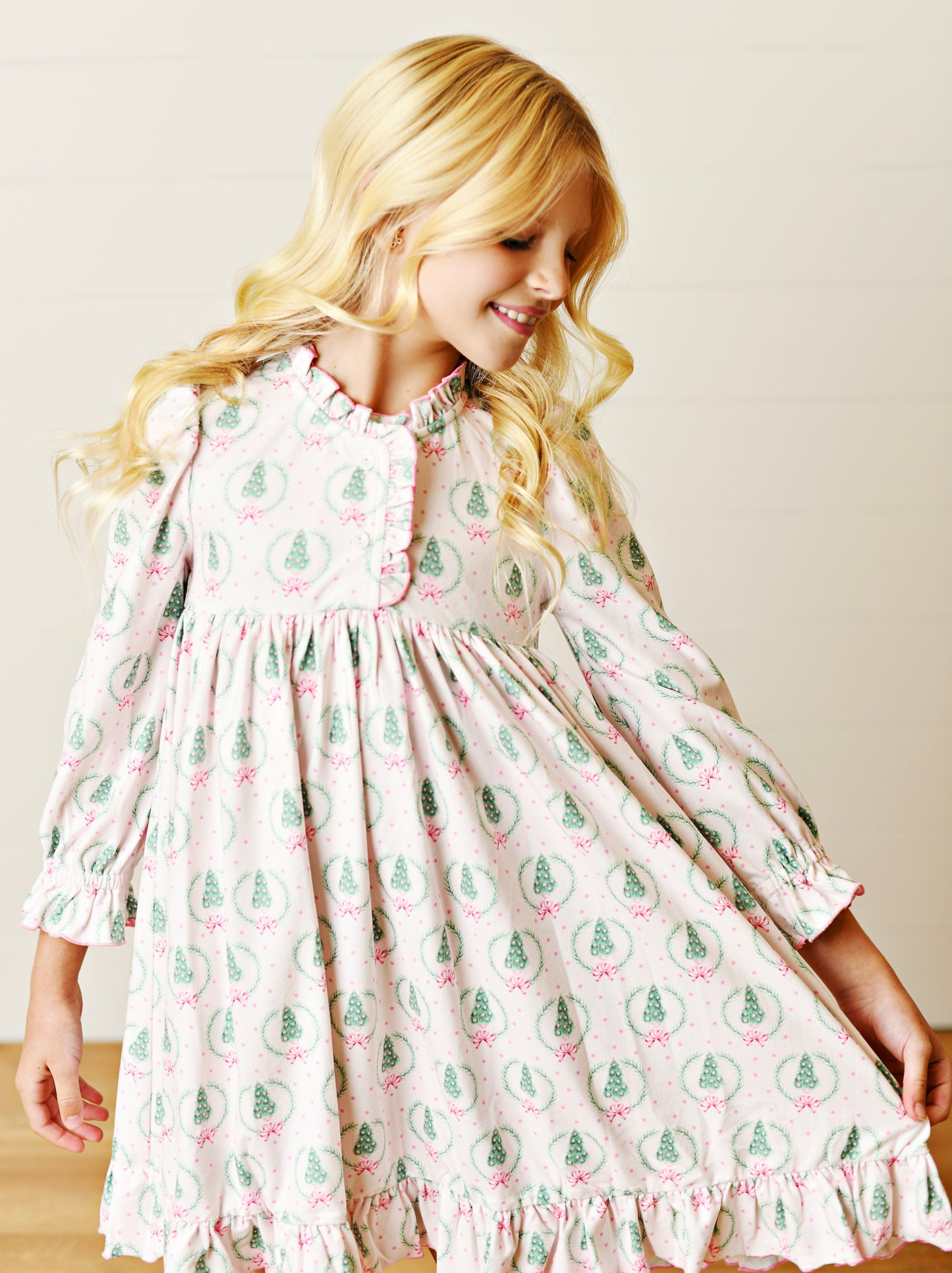Swoon Baby Play Butterknit Christmas Tree Dress