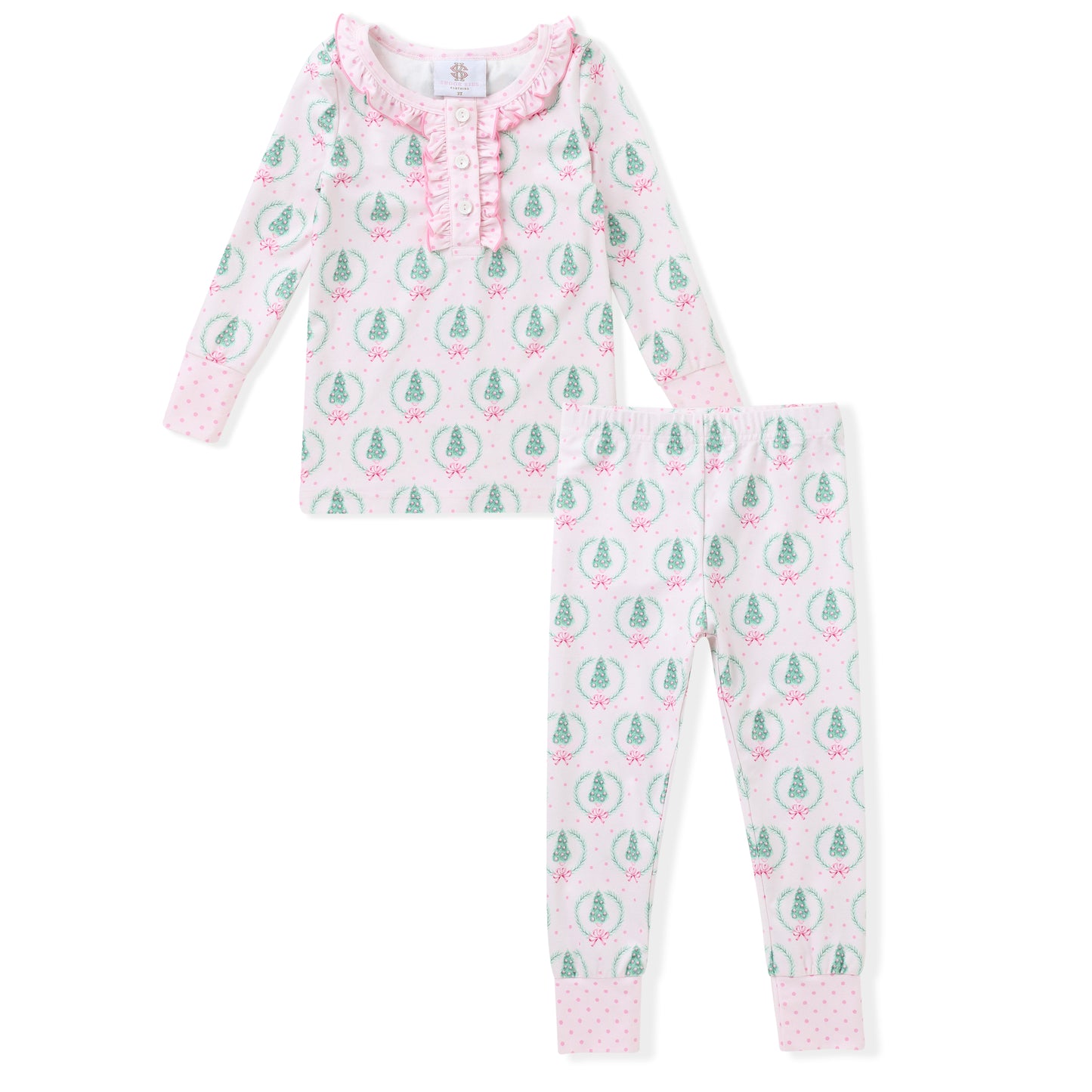 Swoon Baby Butterknit 2 Pc PJ - Christmas Trees